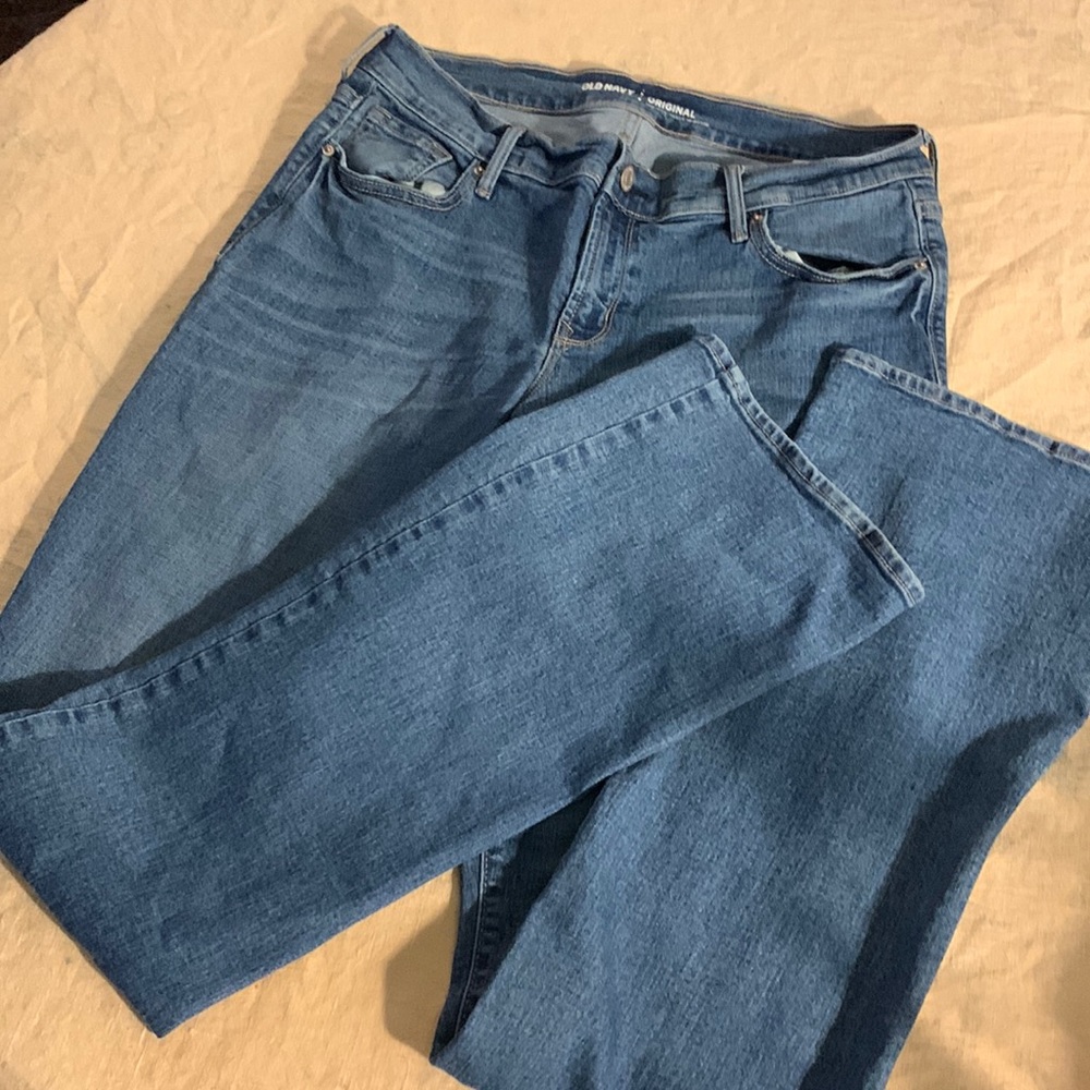Old navy long blue jeans
